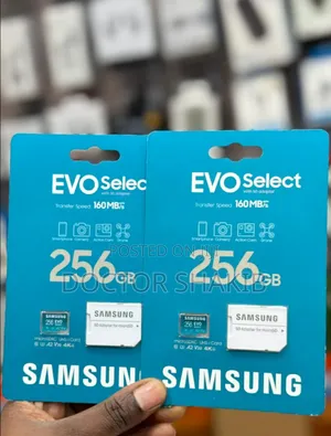 New Samsung Evo Select 256GB (160mns)