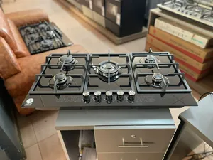 Iqra 90cm Built-in Gas Hob, 5 Burners, Glass,Auto Ignition