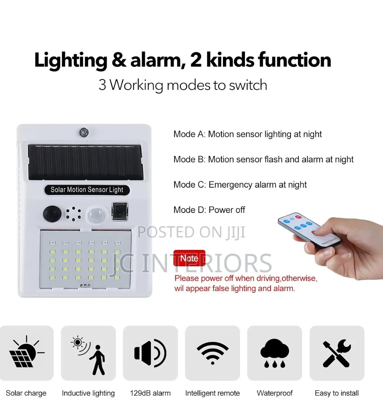 Outdoor Farm Anti-Theft Infrared Wireless Induction