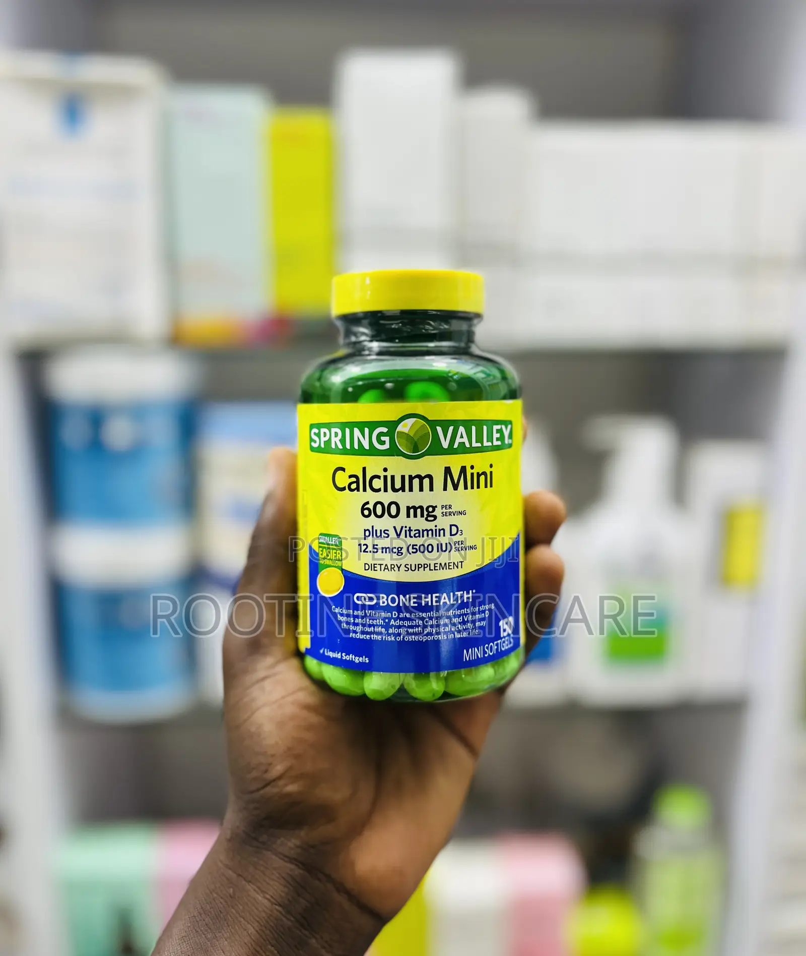 Spring Valley Calcium Mini 600mg Vitamin D3 Supplement