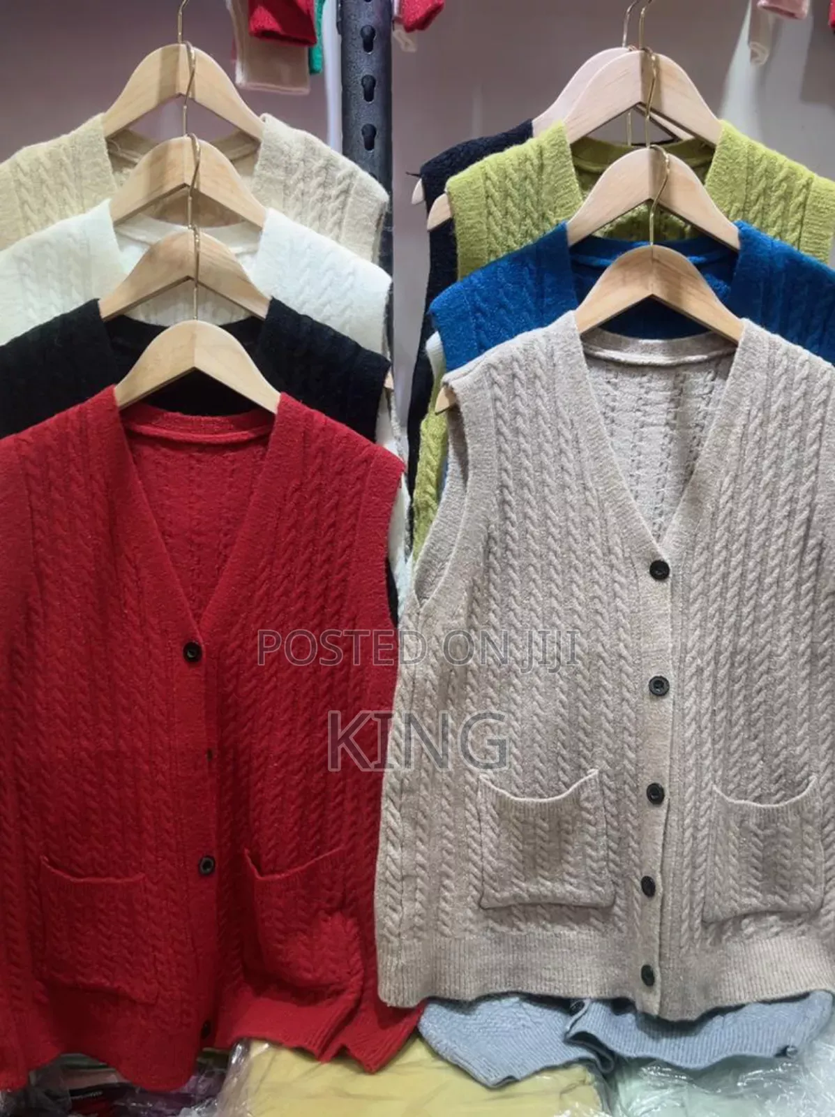 Supreme Button Knit Sweater.