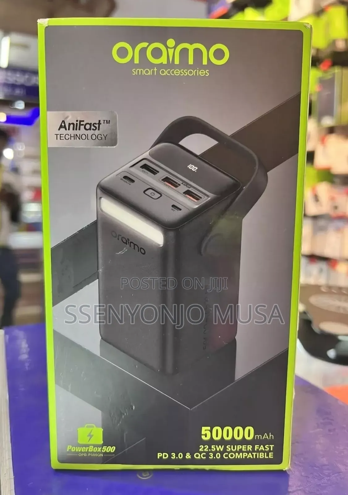 Oraimo Power Bank 50000mah Pd3.0 Qc3.0 Fast Charging .