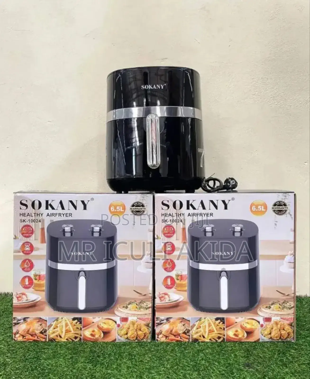Sokany 1500w 6.5L Bowl Capacity Smart Home Air Fryer