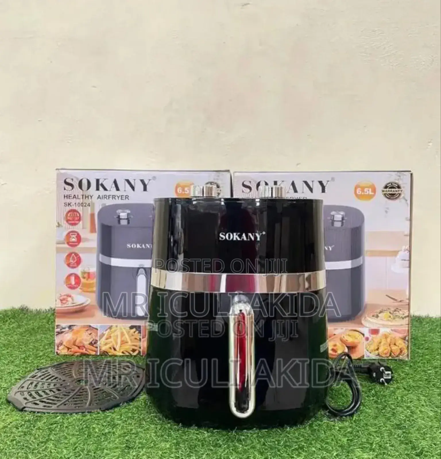 Sokany 1500w 6.5L Bowl Capacity Smart Home Air Fryer