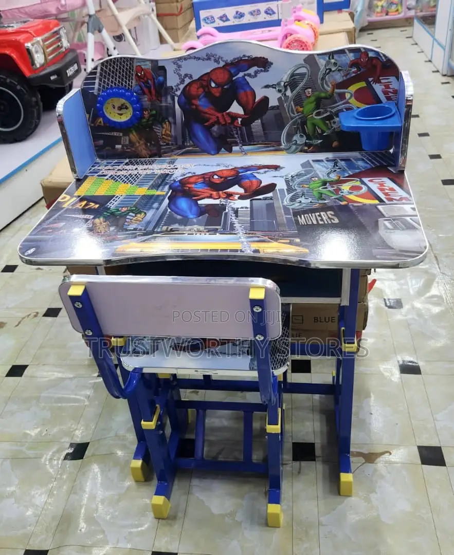 Children Adjustable Reading Table With Chair 2-12years