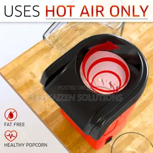Oil Free Hot Air Electric Retro Design Mini Popcorn Maker