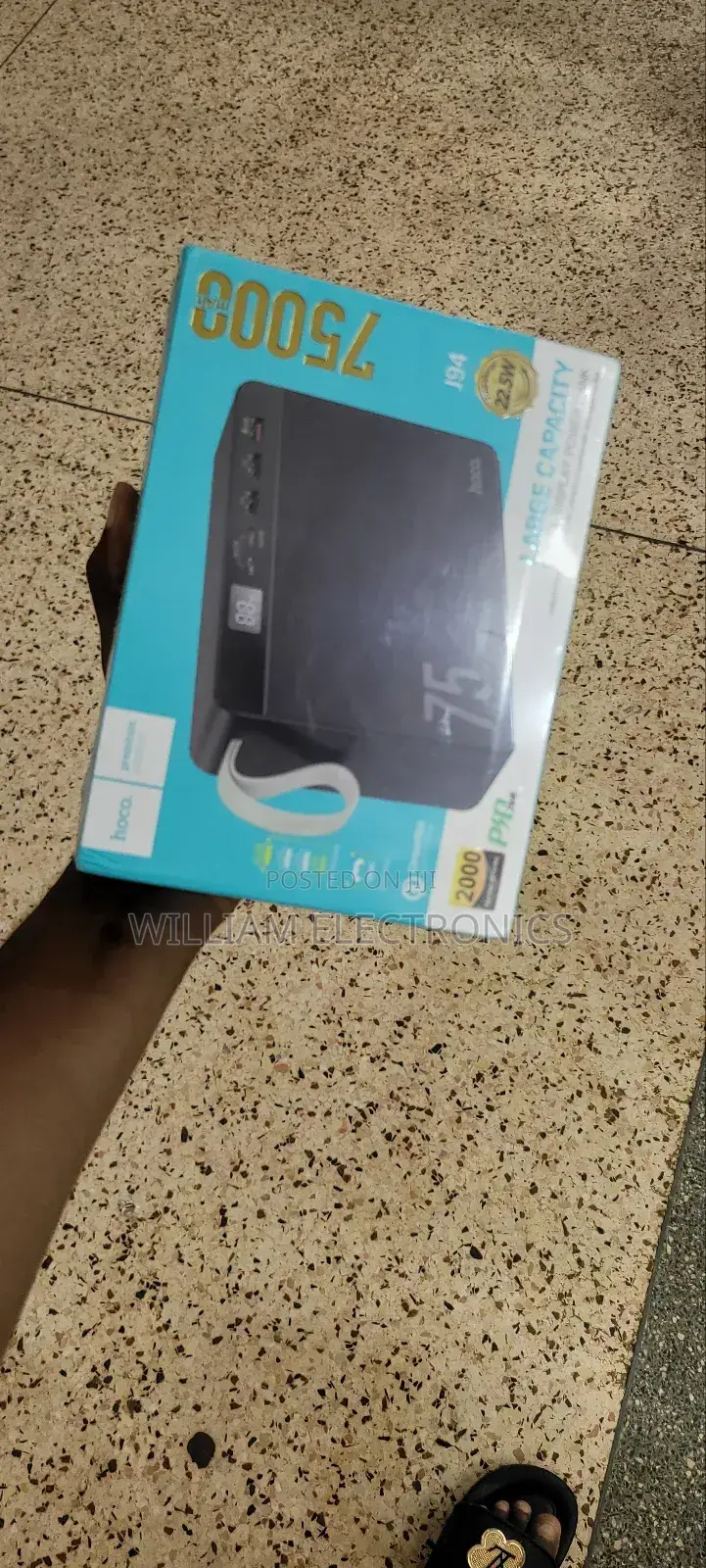 Large Capacity 22.5W Power Bank/Hoco 75000mah Power Bank