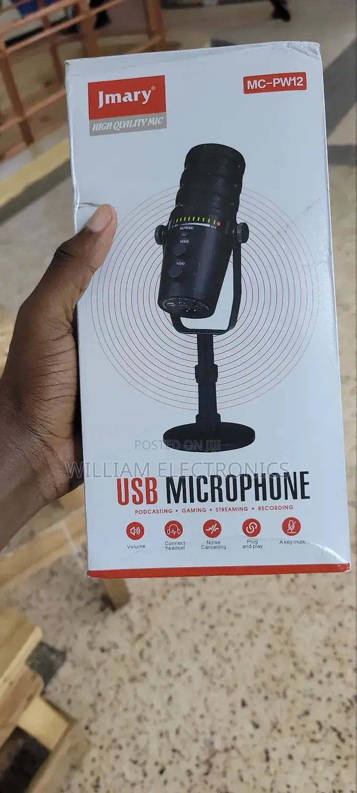 Cardioid Desktop Imary Microphone/Zerolatency USB Microphone