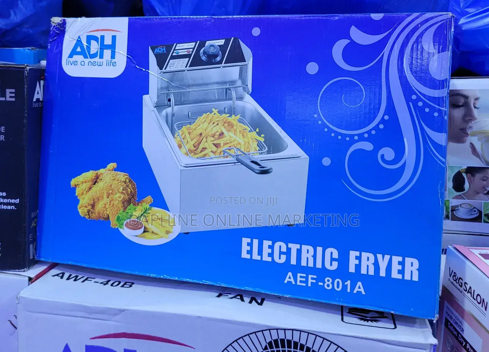 6L Stainless Deep Fryer/ ADH 6L Electric Deep Fryer