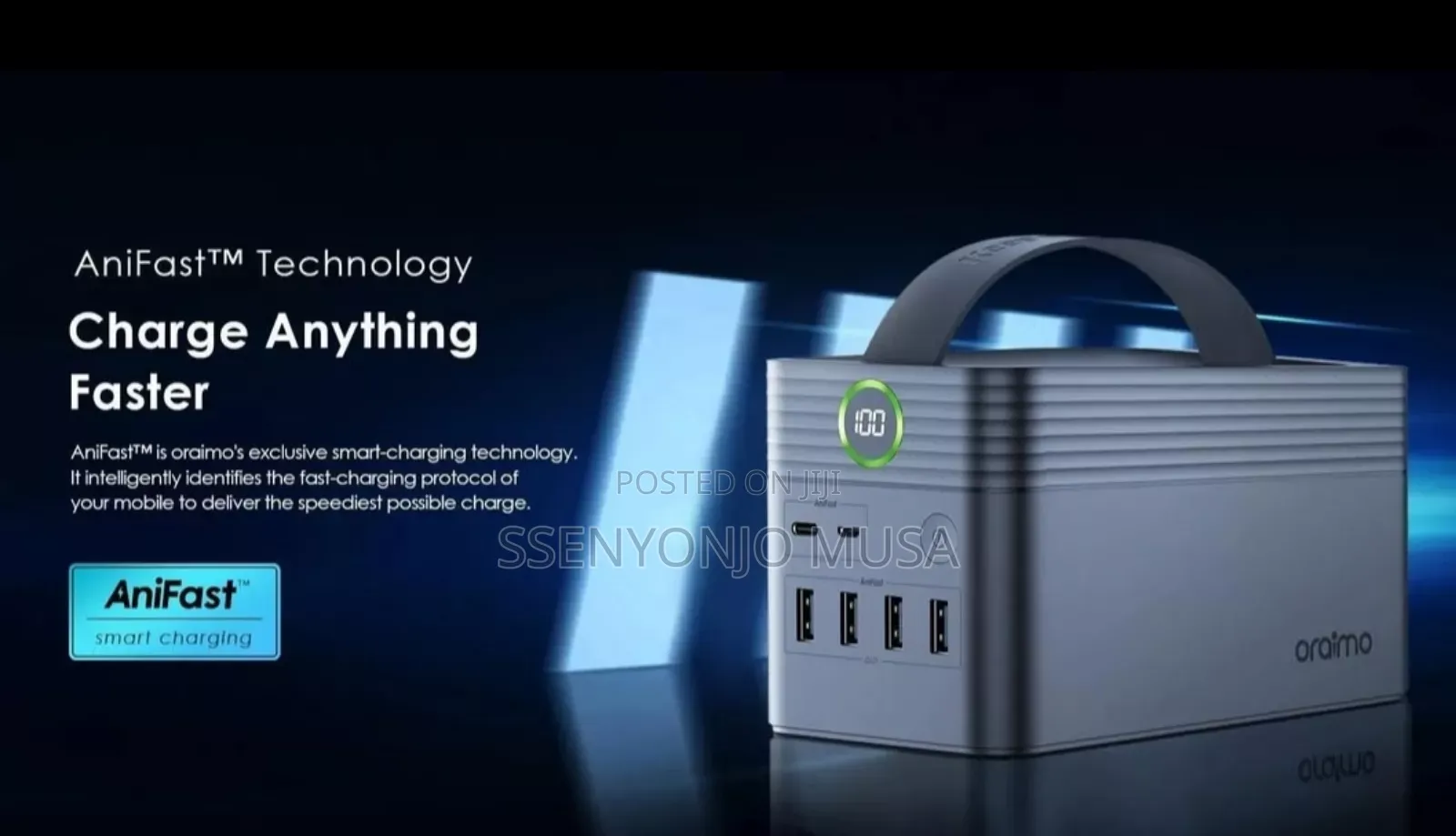 Oraimo Powerbox 600 (Opb-P600q) 60000mah Portable Power Bank