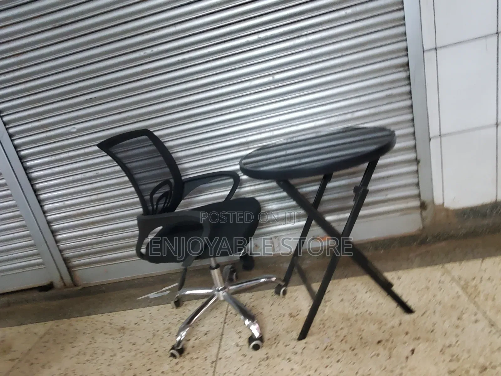 Standing Foldable Laptop Table and Chair