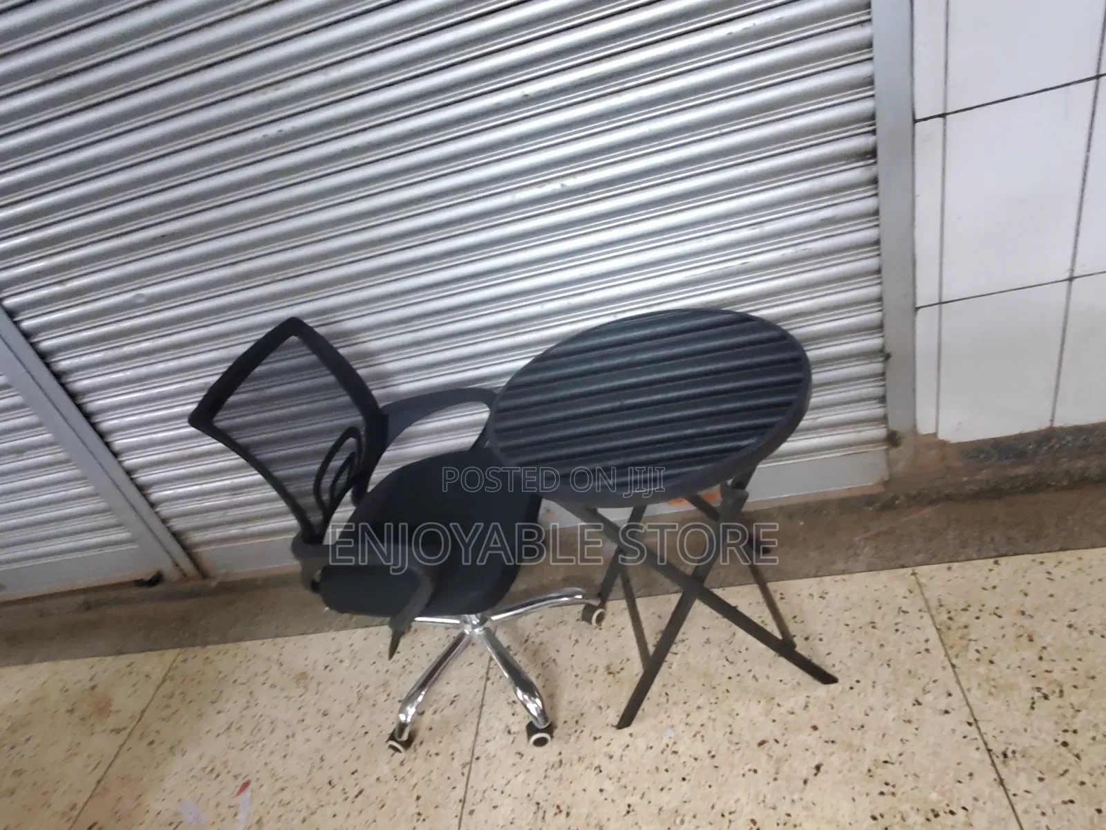 Standing Foldable Laptop Table and Chair