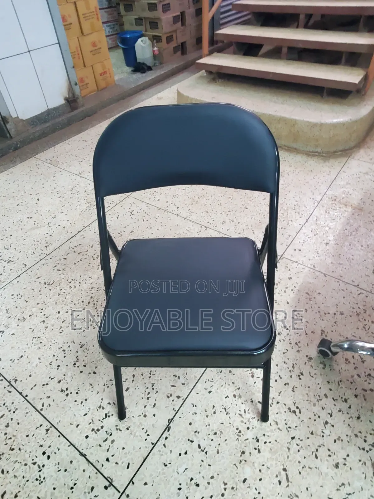 Black Foldable Chair Brand New