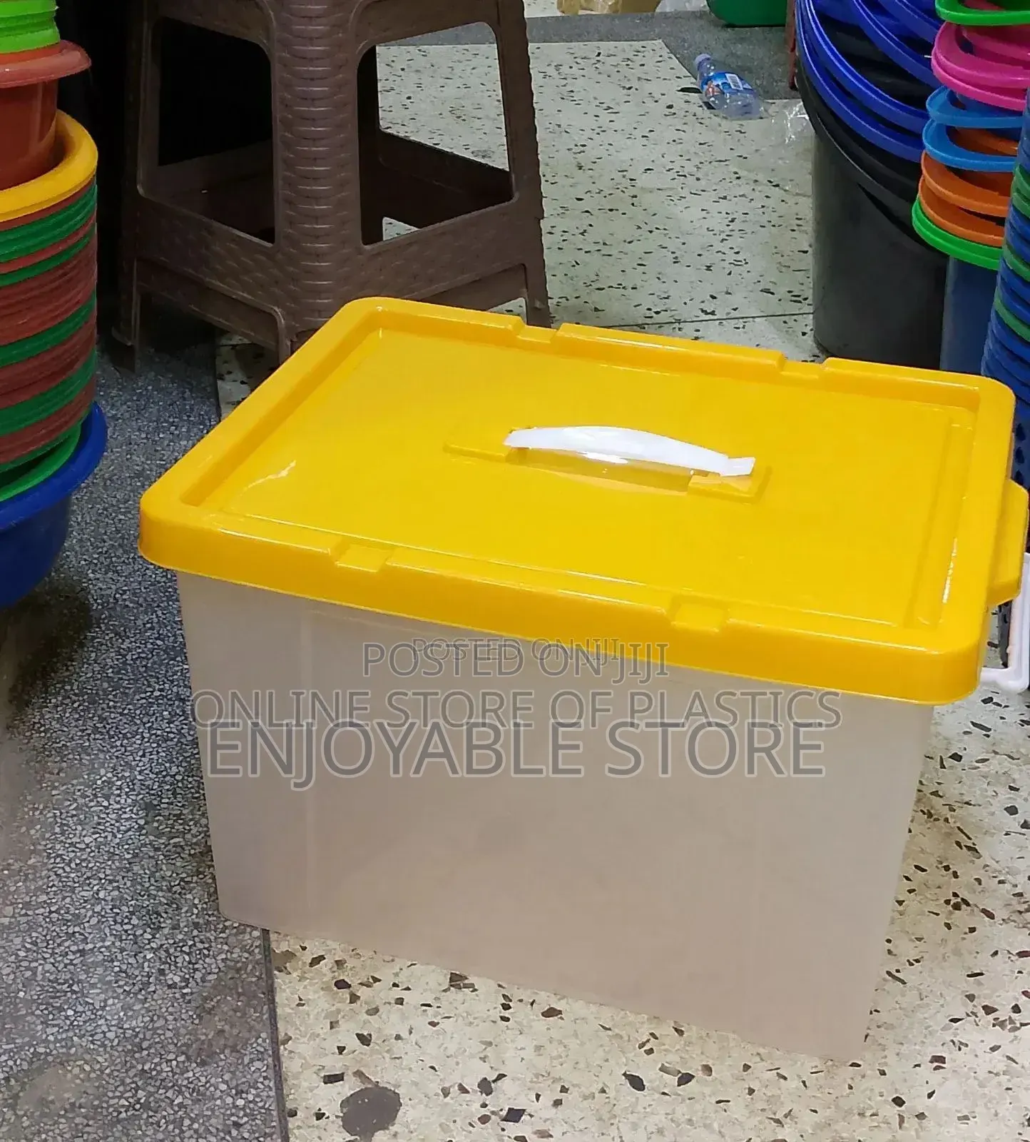 Strong Storage Boxes Transparent Big Size