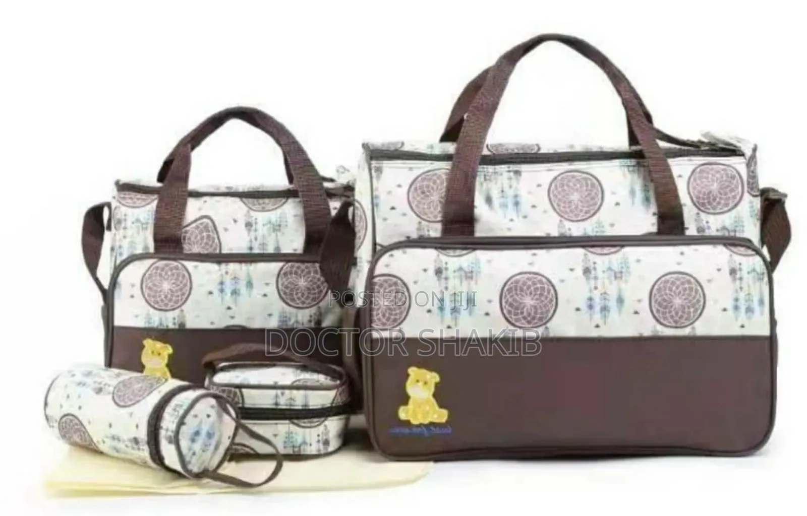 New Unique 5 in 1 Baby Diapers Bag Set