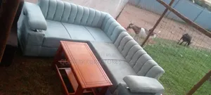 Photo - Durability L Shaped Sofa Set
