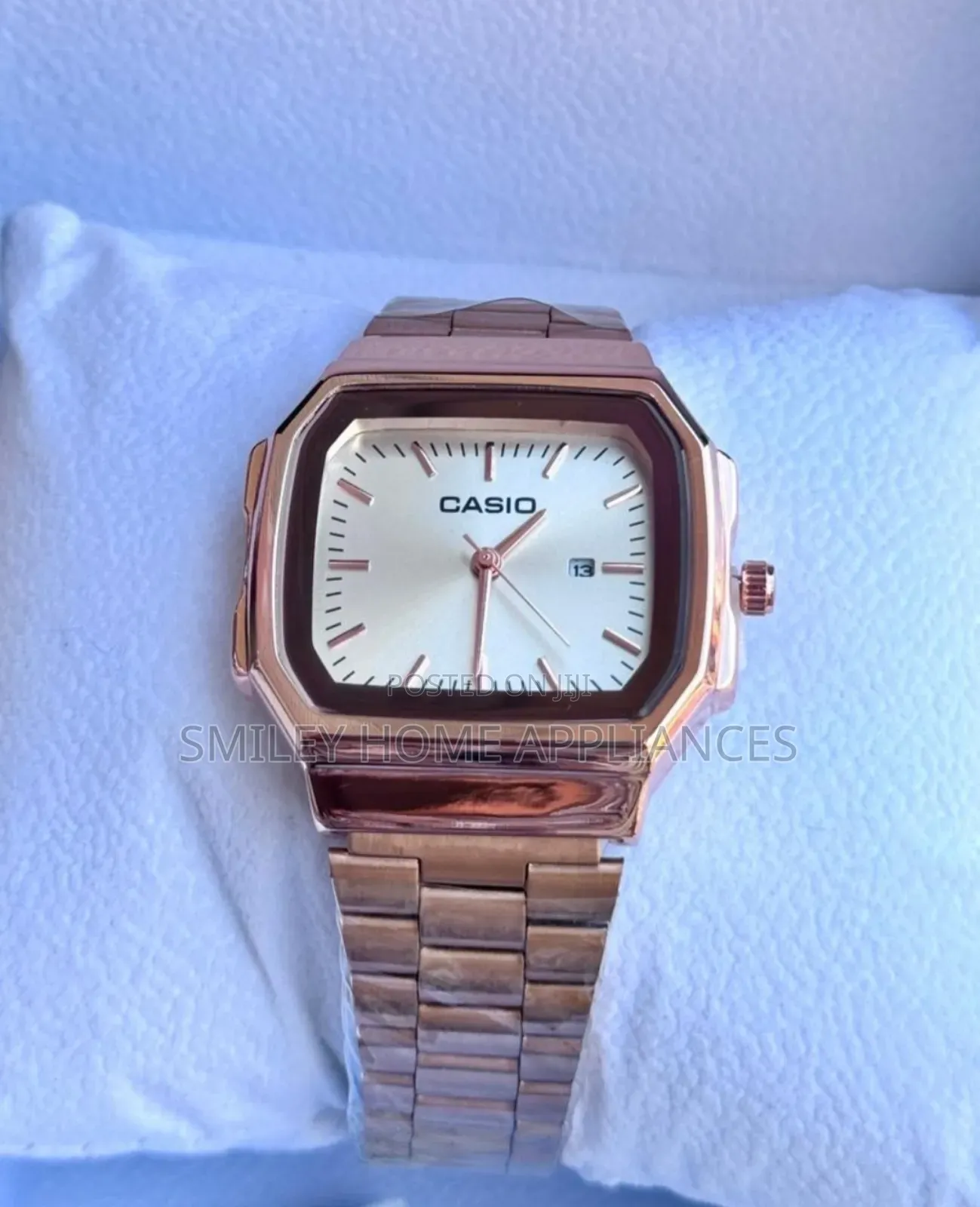 Casio Classy Analog Watch Silver Purple