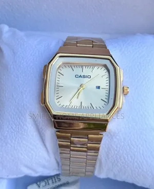 Casio Original Unisex Classy Watch White Gold