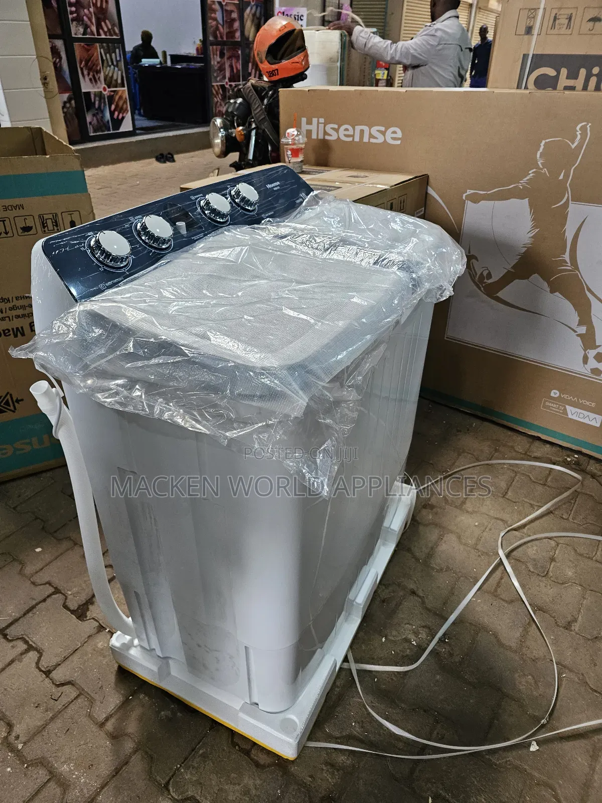 Hisense 10kg Twin Tub Top Loading Washing Machine 2YRS WRTY