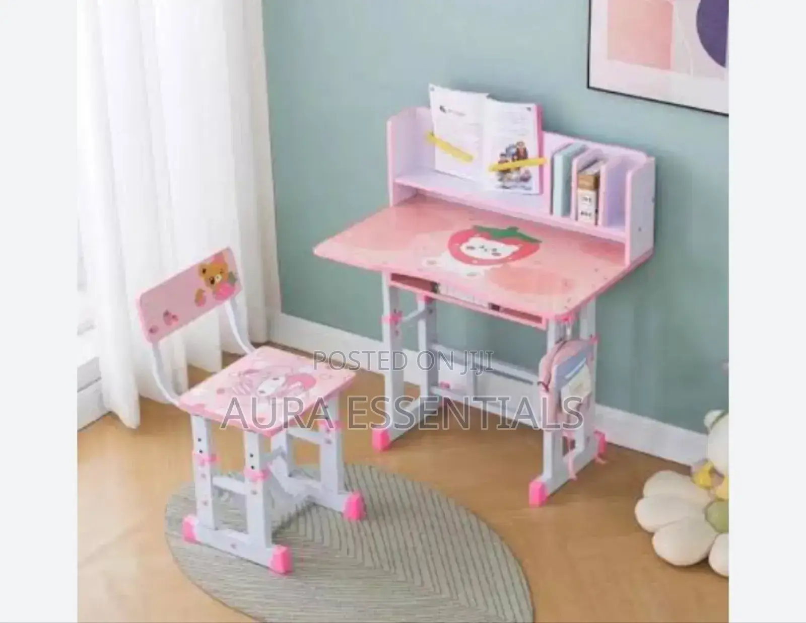 Children's Study Desk Chair Set
