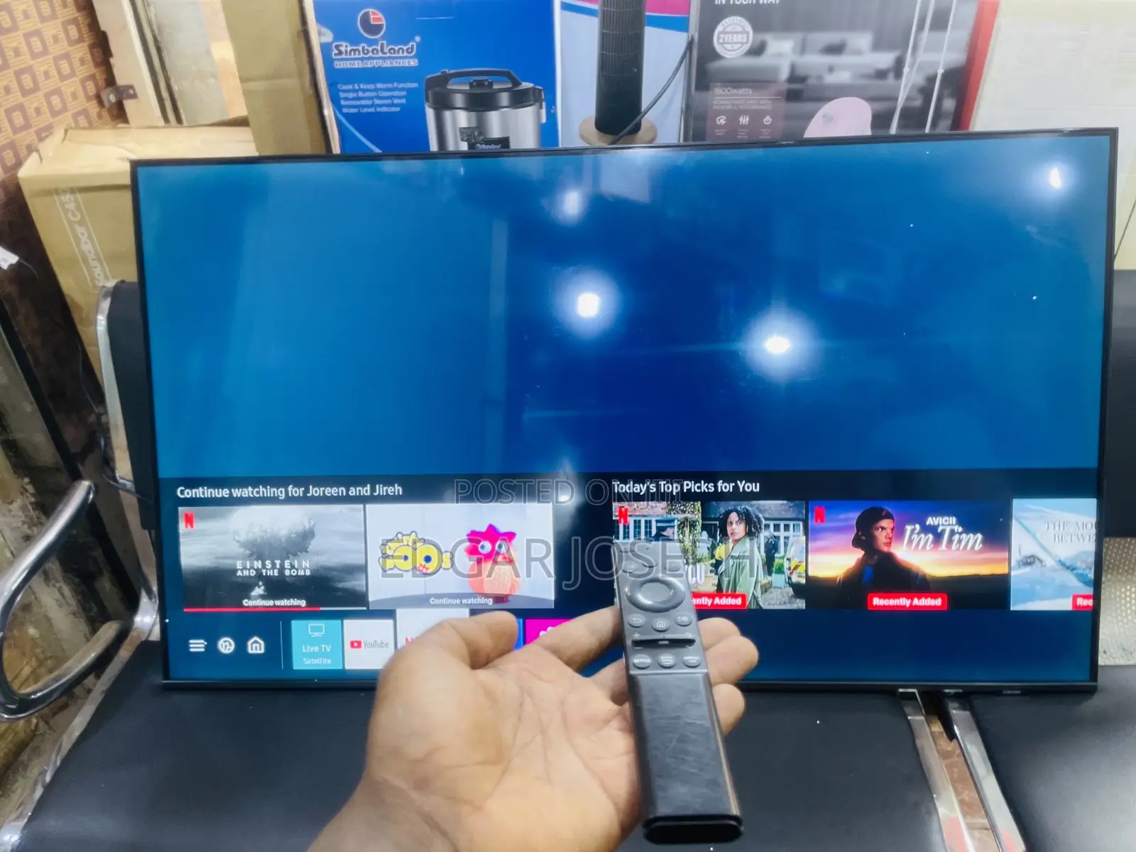 Samsung AU8000 55 Smart Tv