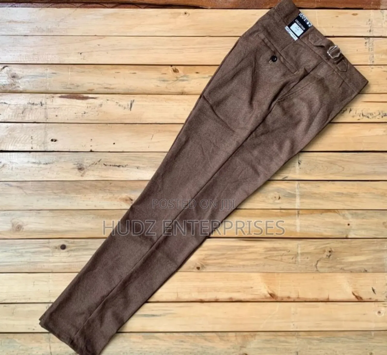 Brown Buckle Trouser