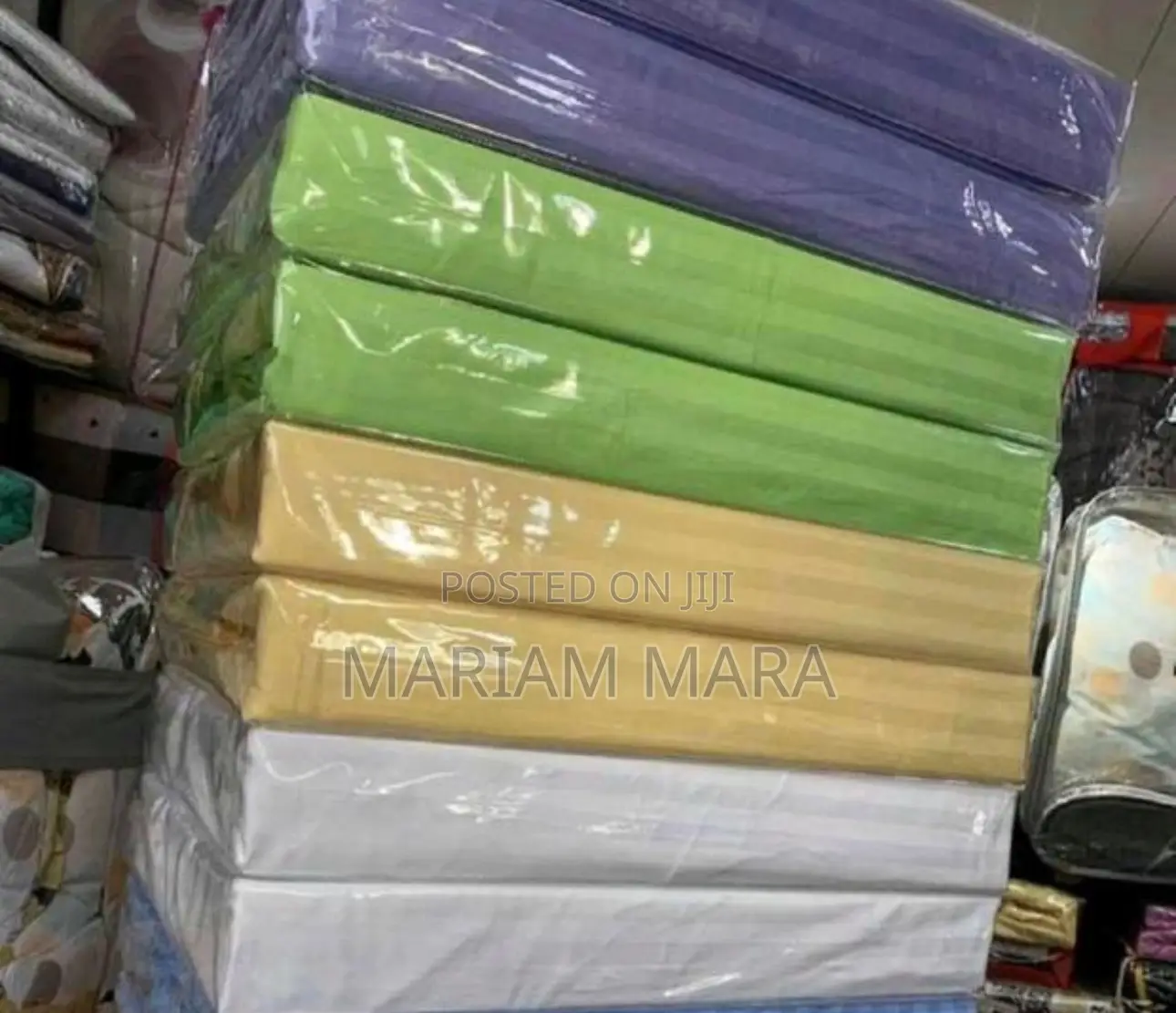 Stripped Cotton Bedsheets