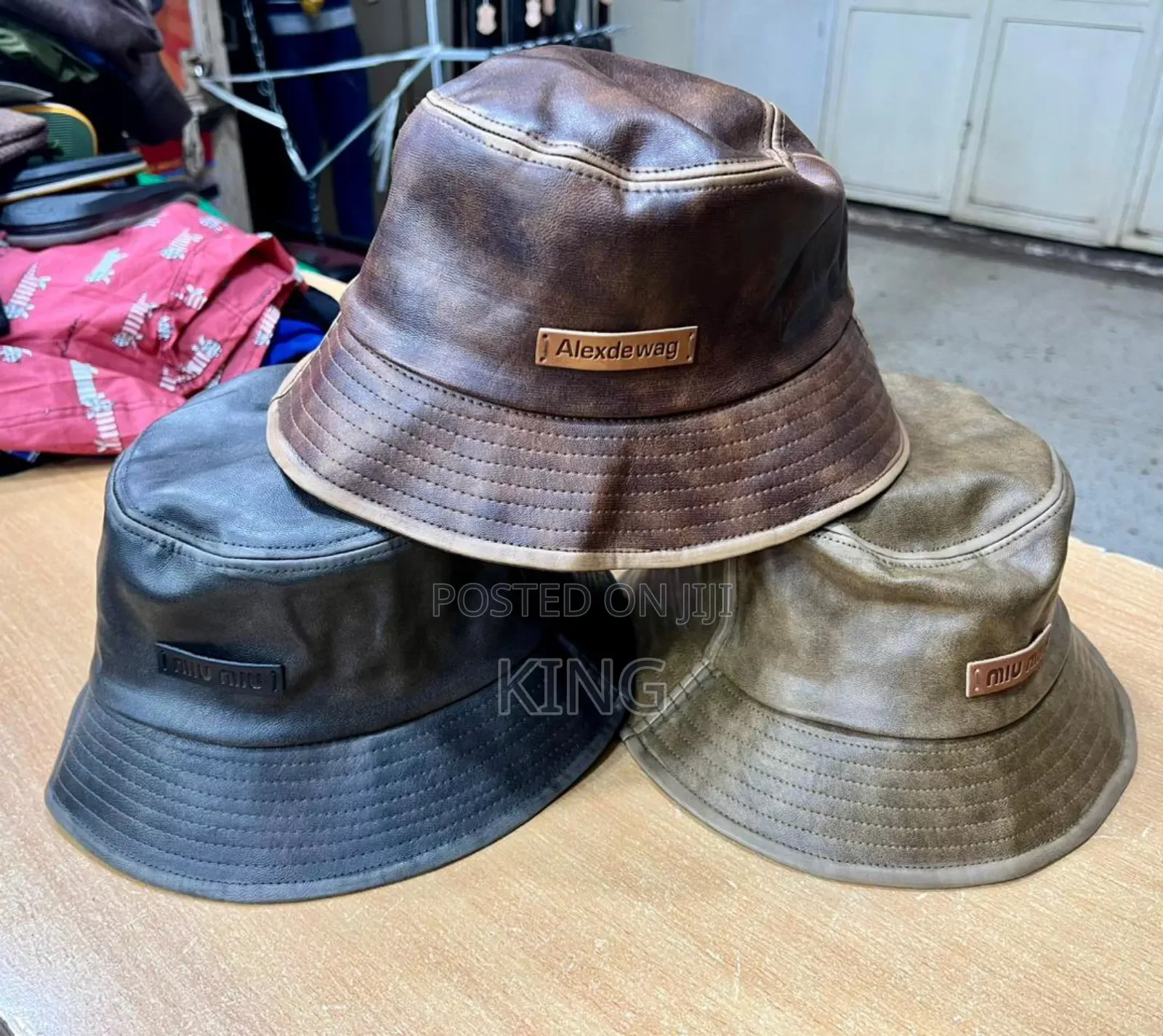 Great Leather Bucket Hats