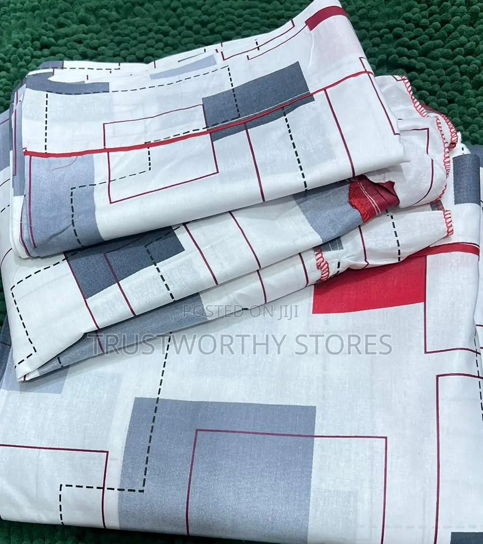 King Size Cotton Bedsheets With 4 Pillowcases