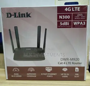 Photo - D-link M920 4 Antenna  Wifi Router