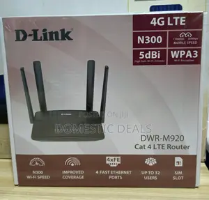 D-link M920 4 Antenna  Wifi Router