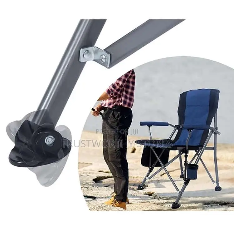 Strong Foldable Camping Chair With A Cup Holder