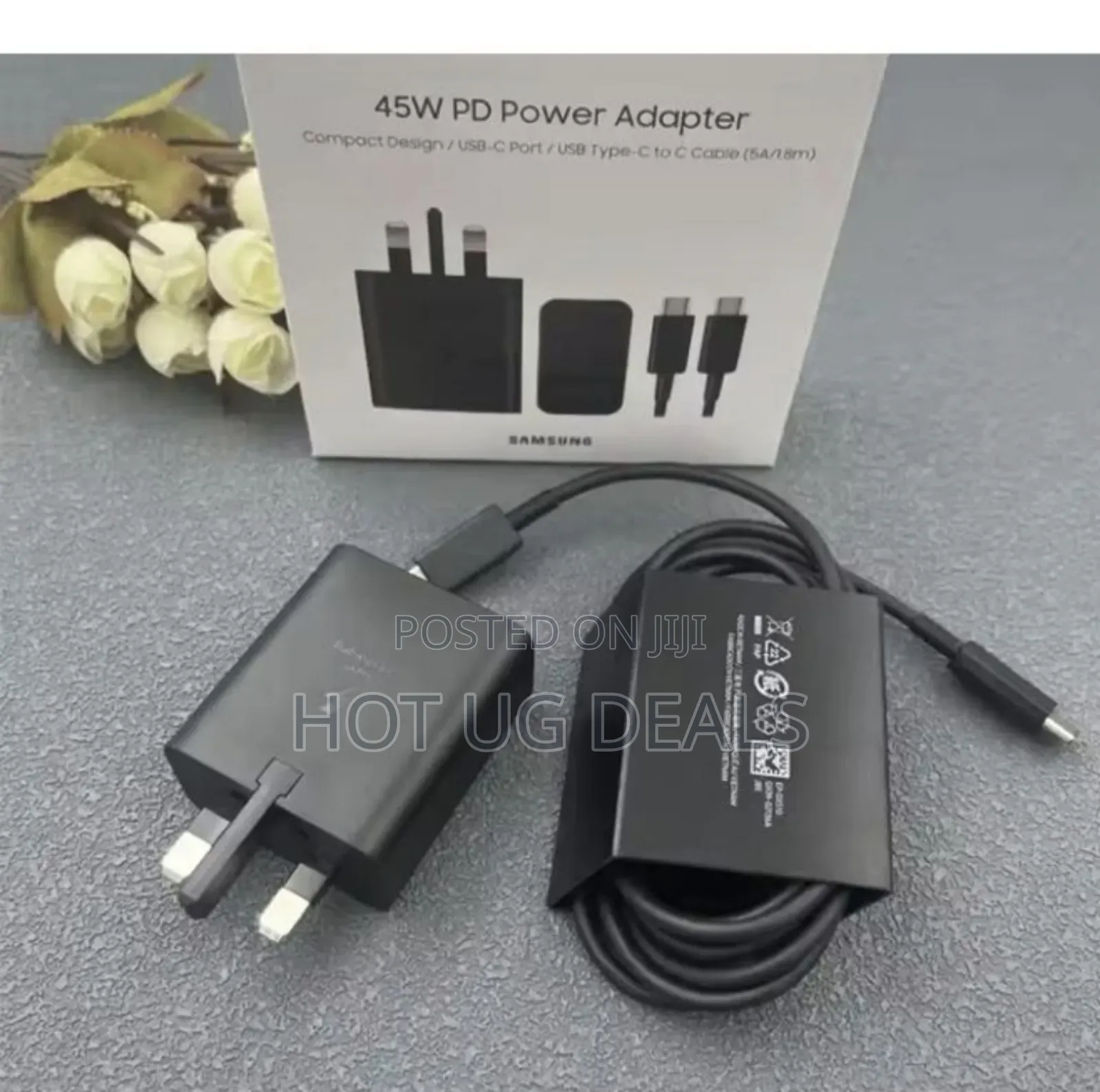 Samsung 45w Super Fast Charger For Type C Black