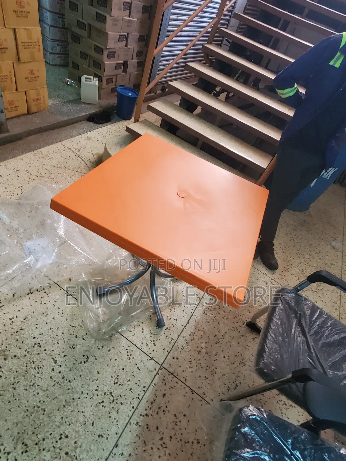 Plastic 4_seater Restaurant Table