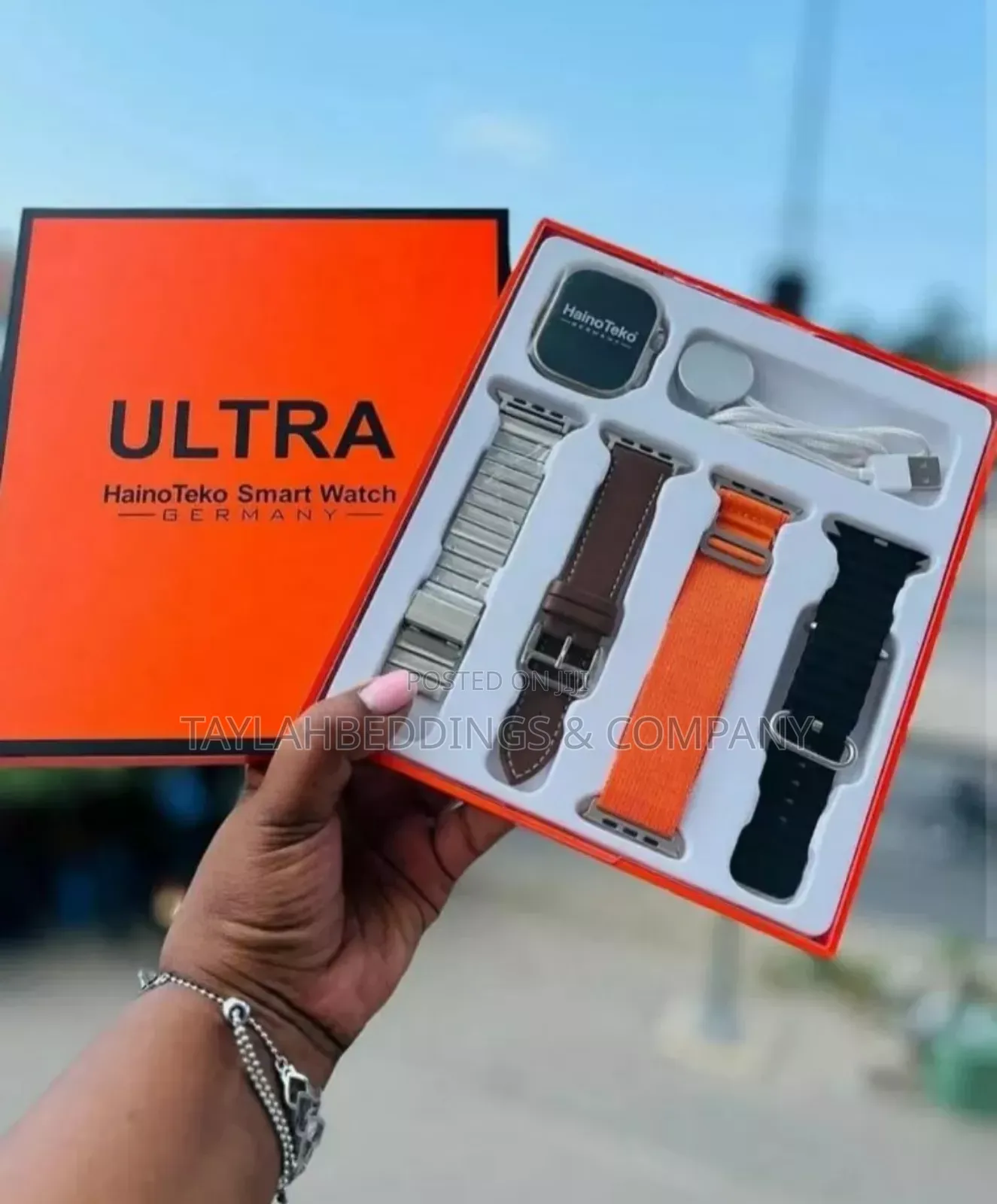 Hainoteko Germany 4 in 1 Strap Smart Watch