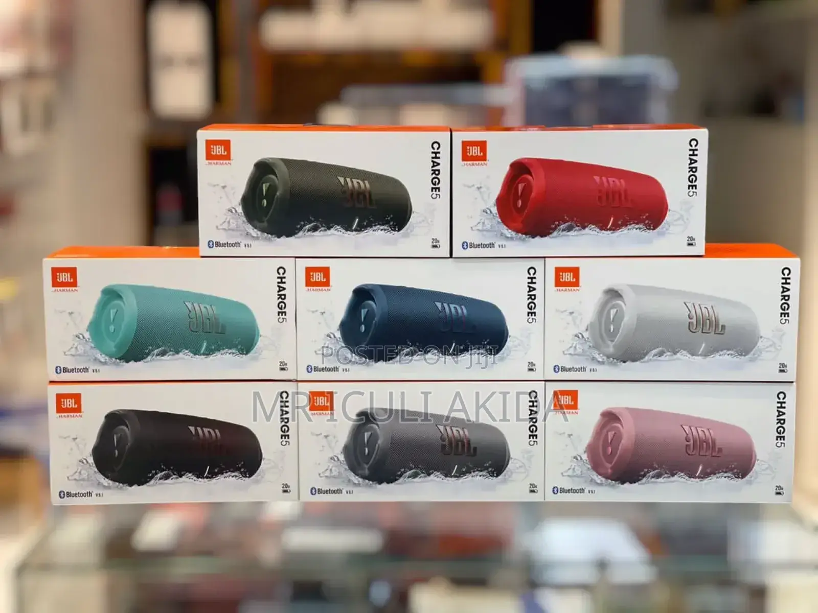 JBL Charge 5 Portable Bluetooth Wireless Cool Bass Speaker