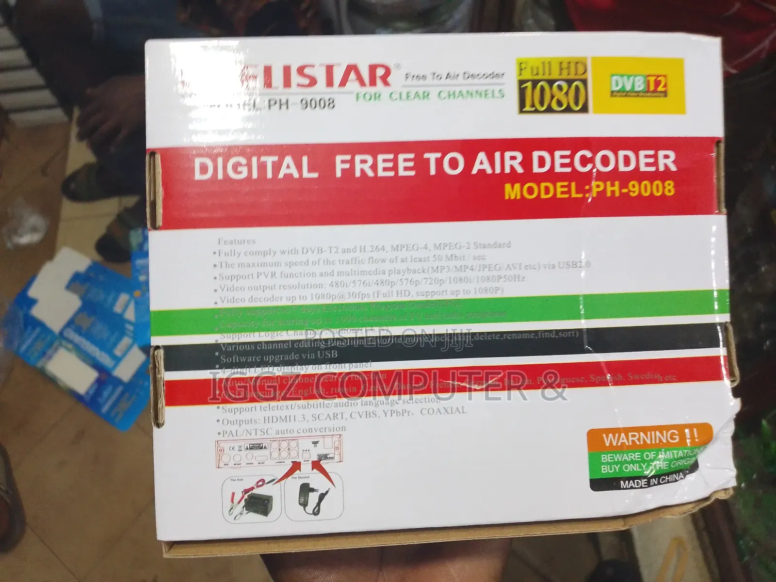 Phelistar Free to Air Decorder