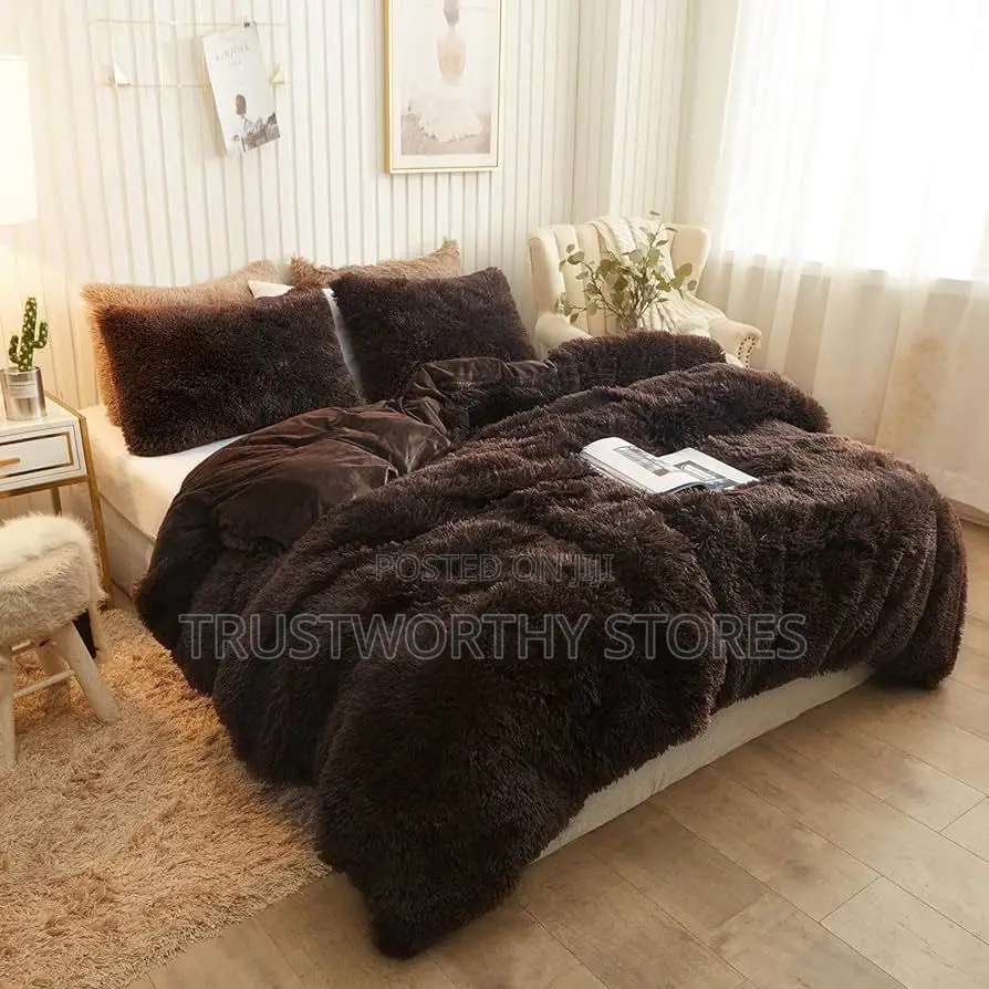 6piece Fluffy Bedcover Set