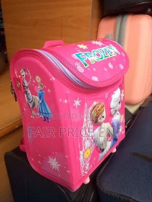 Executive Charactered Kids Bags. Frozen . ( Pink)