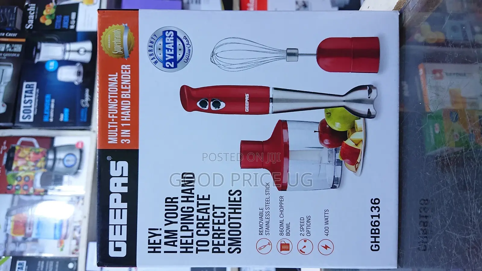 GEEPAS Multi-Functional 3n1 Blender