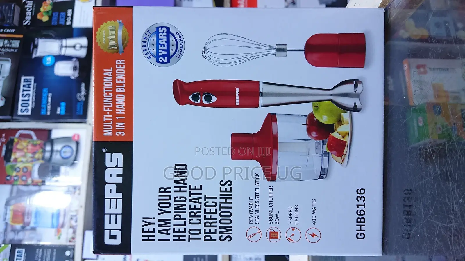 GEEPAS Multi-Functional 3n1 Blender