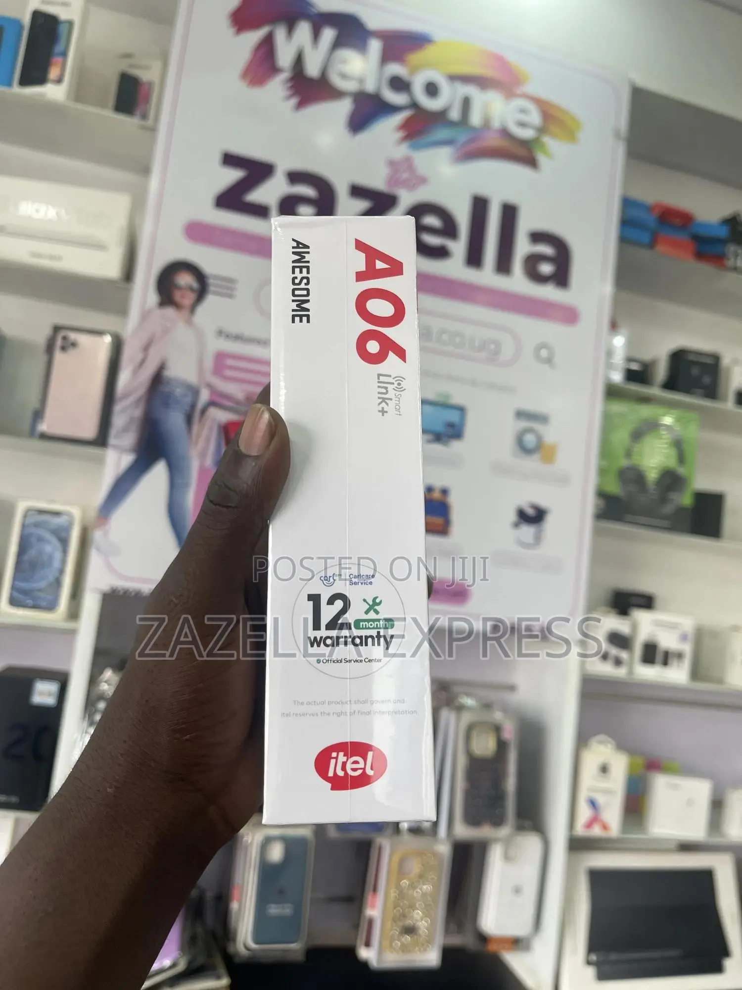New Itel A06 32 GB Black