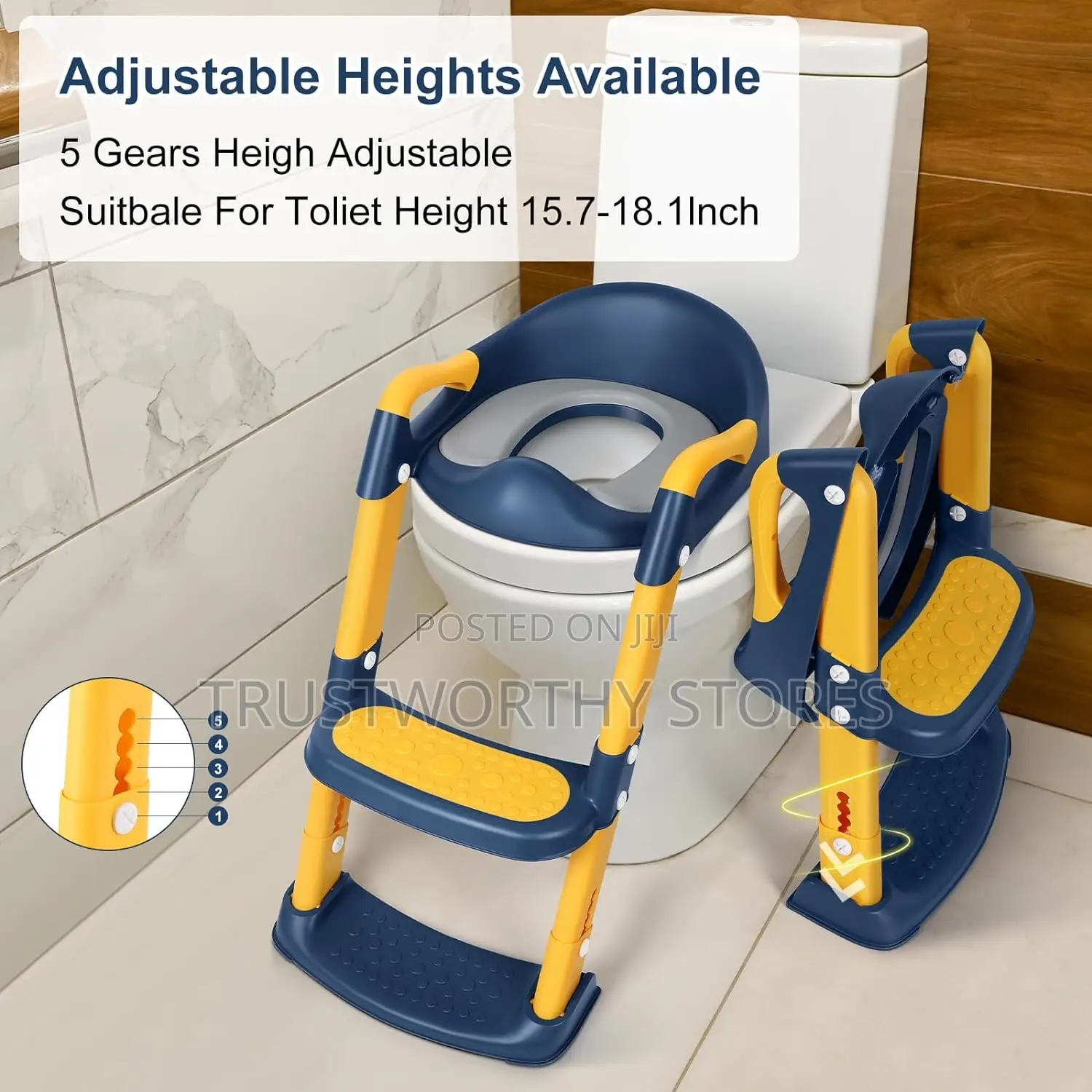 Kids Toilet Trainer Ladder Seat