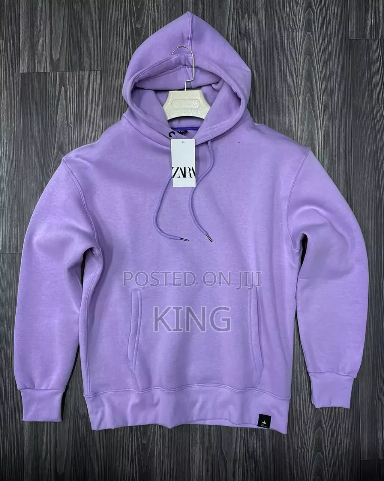 Purple Plain-Hoodie