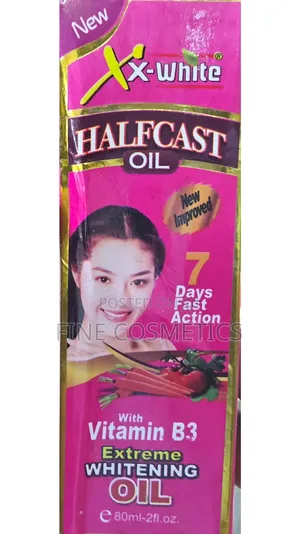 Xx-White |New Improved Halfcast, 7days Extreme Whitening Oil
