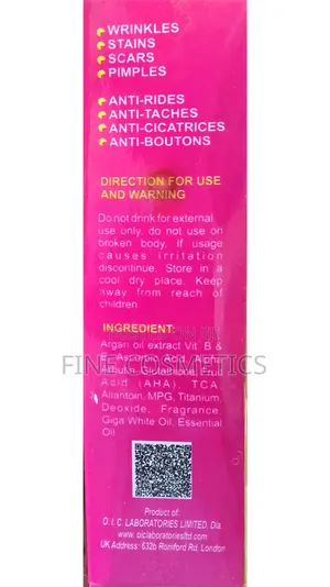 Xx-White |New Improved Halfcast, 7days Extreme Whitening Oil