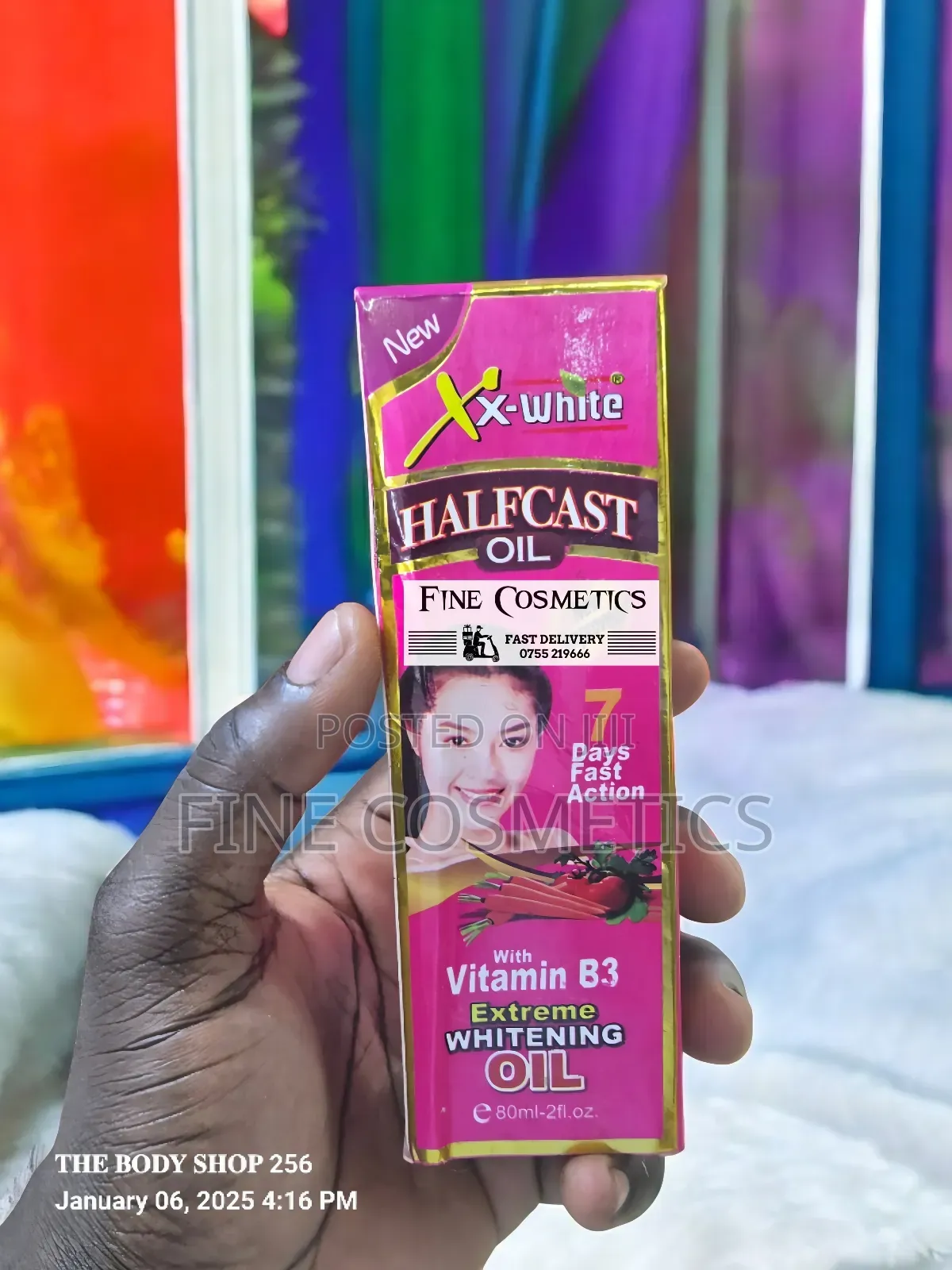 Xx-White |New Improved Halfcast, 7days Extreme Whitening Oil