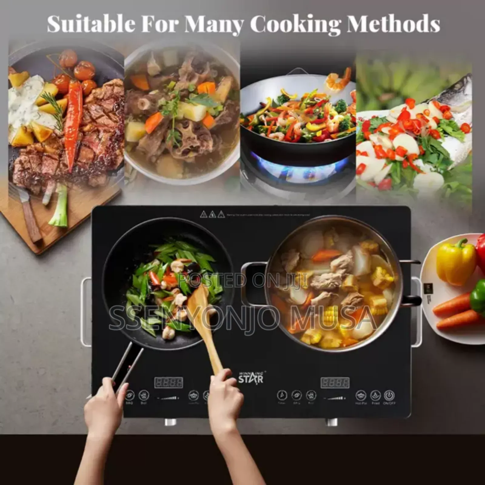 Winning Star 5000w Double Ceramic Infrared Hotplate Cooker