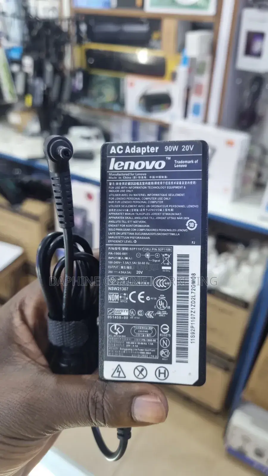 90W Lenovo Laptop Adapter/Lenovo Small Pin Laptop Adapter