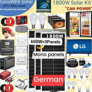 1800W Solar System Full Kit/ German Technology